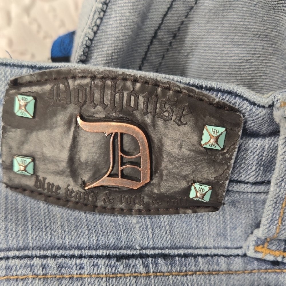 Dollhouse Light Blue Boot Cut Jeans - Picture 6 of 11
